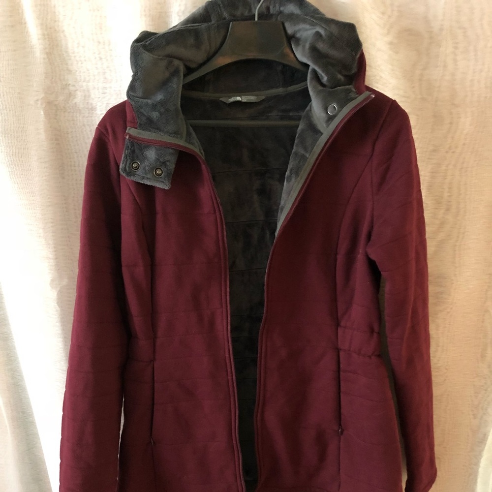 Maroon North Face Jacket
